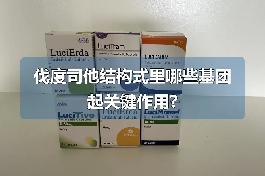 伐度司他结构式里哪些基团起关键作用?